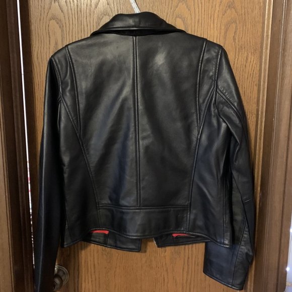 Levis Genuine Leather Moto Jacket - Picture 2 of 2